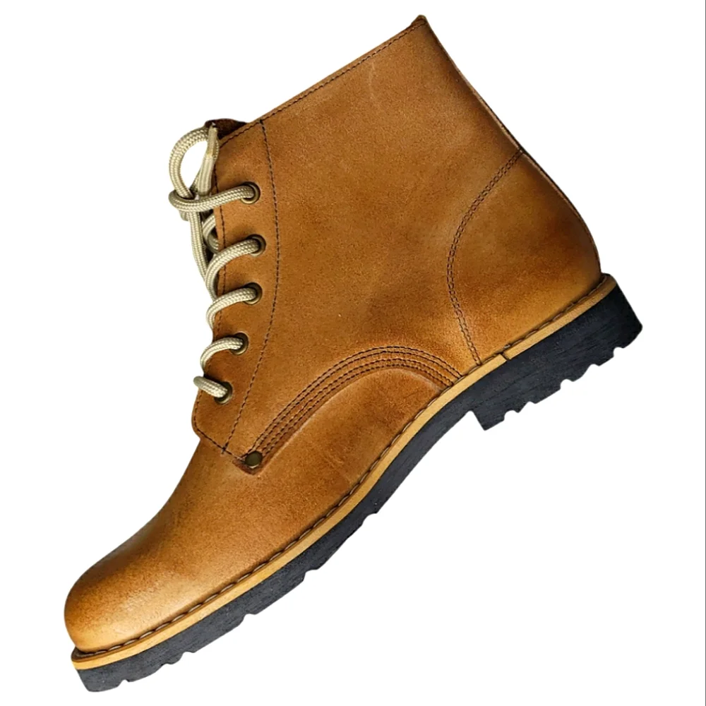 Unisex Leather Bootie Portugal Lace-up Derby Outdoor Gorp Street Neutral 7.5 M